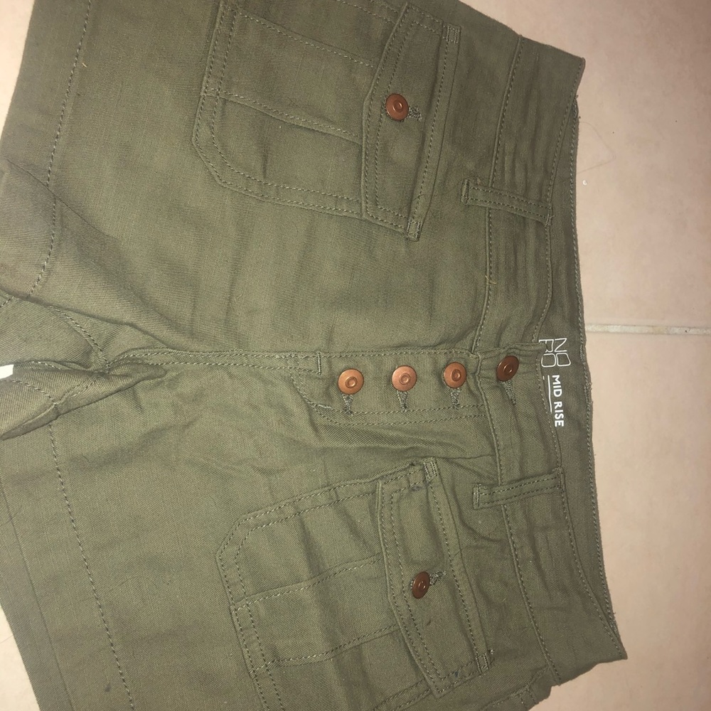 Button up shorts